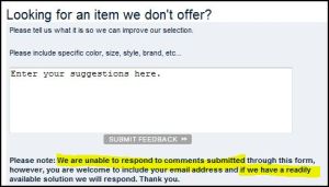Hope your customer service is better than this!