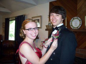 Lovely prom photo...could be better