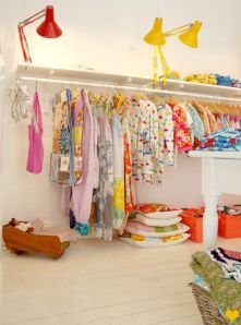 Great shop decor...easily used for consignment and resale shops!