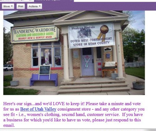 Wandering Wardrobe in Springville UT