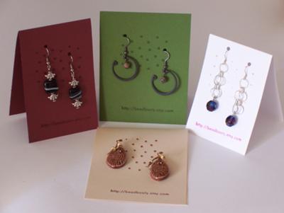 er cards subtle stamp price tag attached inside etsy bead booty Art paper and a subtle stamp cost a resale shop next to nothing but add Perceived Value