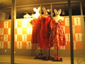 Clothes Circuit's fashionble Easter window