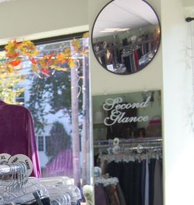 i spy logo crop Consignment shop adds their logo right where a customer will see it