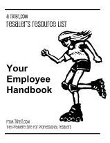 Your Employee Handbook from Too Good to be Threw