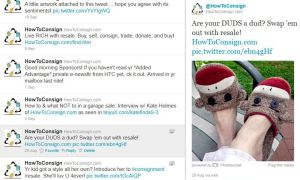 HowToConsign.com tweets a message to the world!