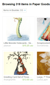 Use etsy to shop local!