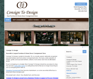 Consign to Design is a past consultee, and current Sponsor of our consumer-oriented site, HowToConsign.com