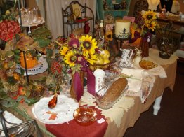 fall display rabbits oh