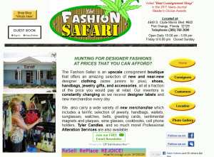 The Fashion Safari is a Sponsor of HowToConsign.com