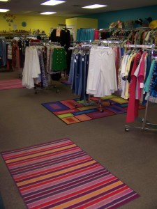 Colorful scatter rugs