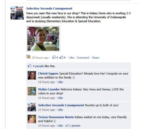 Using Facebook to make your shop more real to your fans