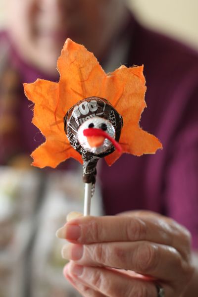 Tootsie Roll Pop turkey