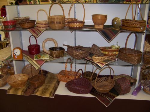 Baskets and placemats