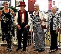 Consignment and thrift shop fashion show