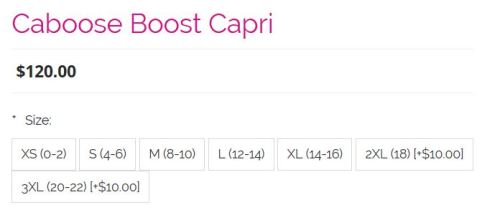 Pay more 'cause there's more fabric?