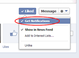 Choose to "get notifications"