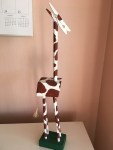 clothespin giraffe