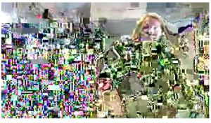 Pixelated to the nth degree, this Facebook Live Video becomes art :)