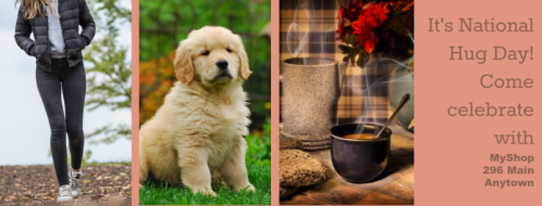 National Hug Day ideas from Too Good to be Threw